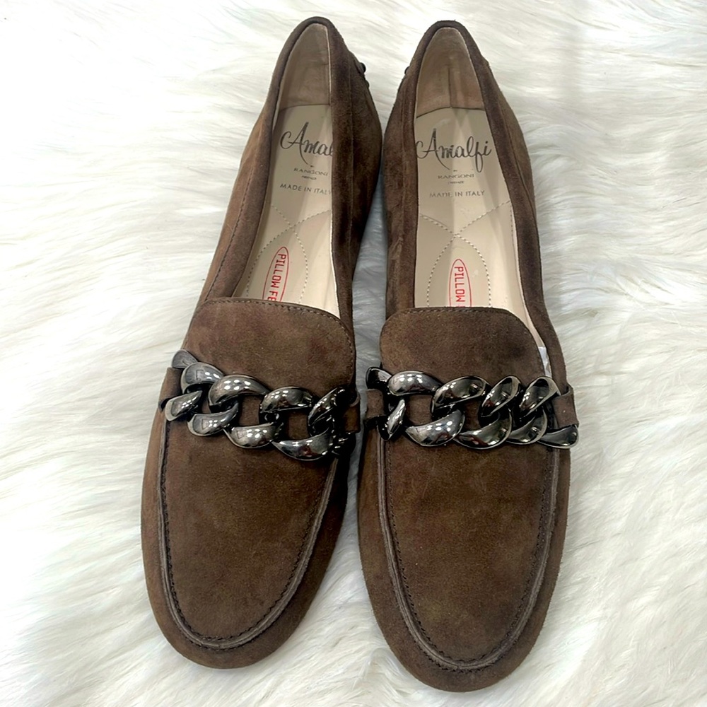 AMALFI By RANGONI Dado Chunky Driver Loafers